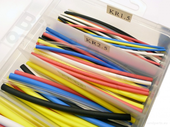 Krimpkous assortiment 170-delig gekleurd in opbergbox